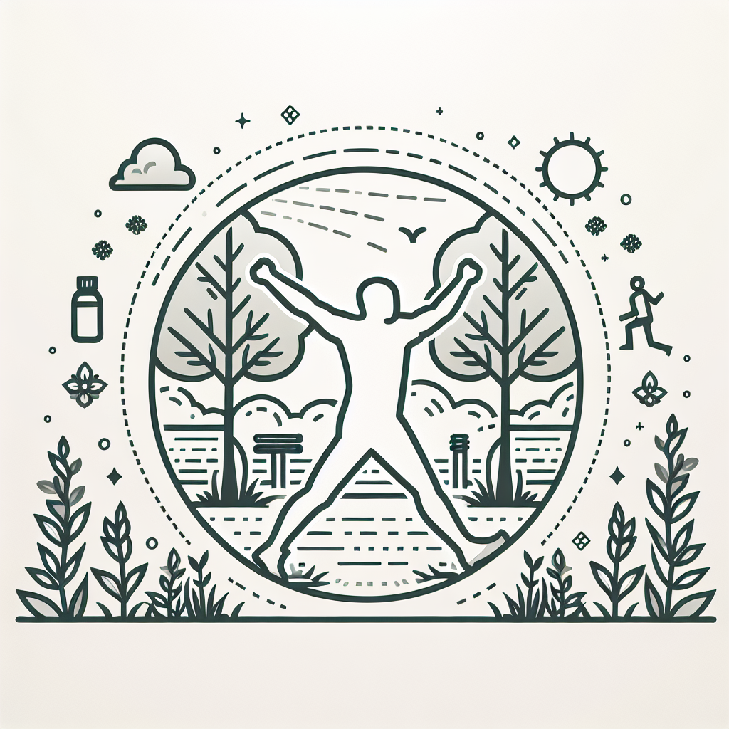 Ilustrace znázorňující téma: Cvičení a fitness