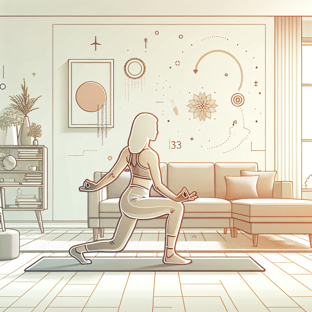 Ilustrace znázorňující téma: Cvičení a fitness