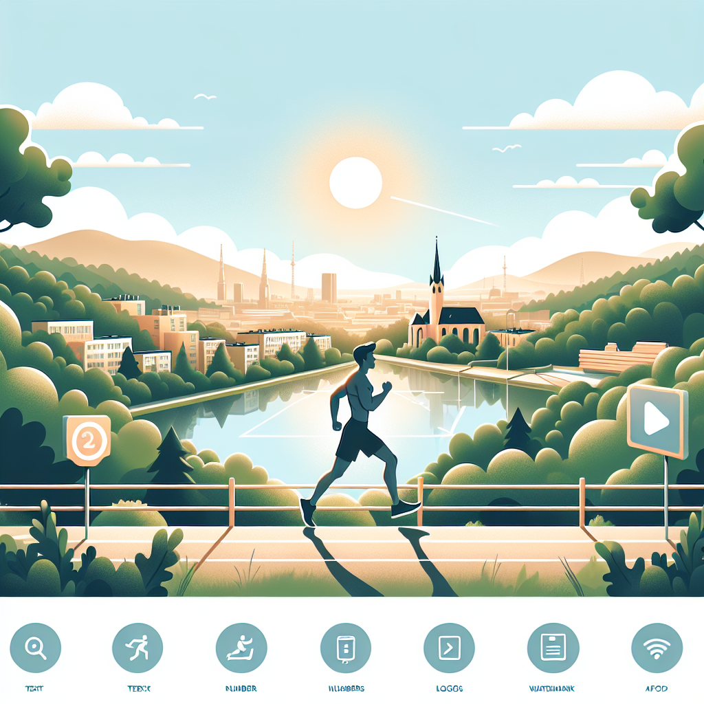 Ilustrace znázorňující téma: Cvičení a zdraví