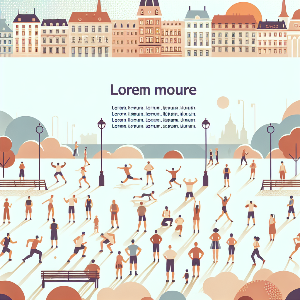 Ilustrace znázorňující téma: Fitness a zdraví