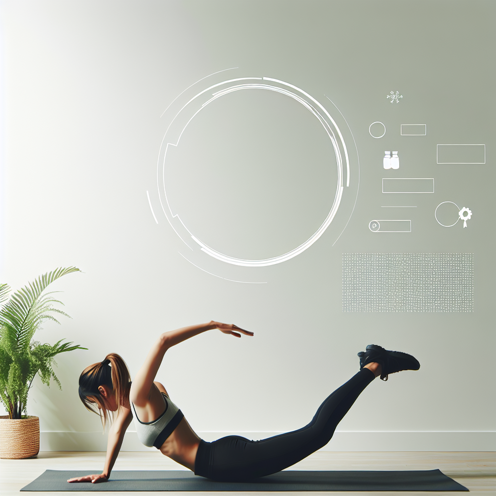Ilustrace znázorňující téma: Cvičení a fitness