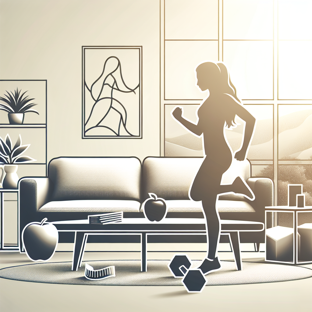 Ilustrace znázorňující téma: Zdraví a fitness