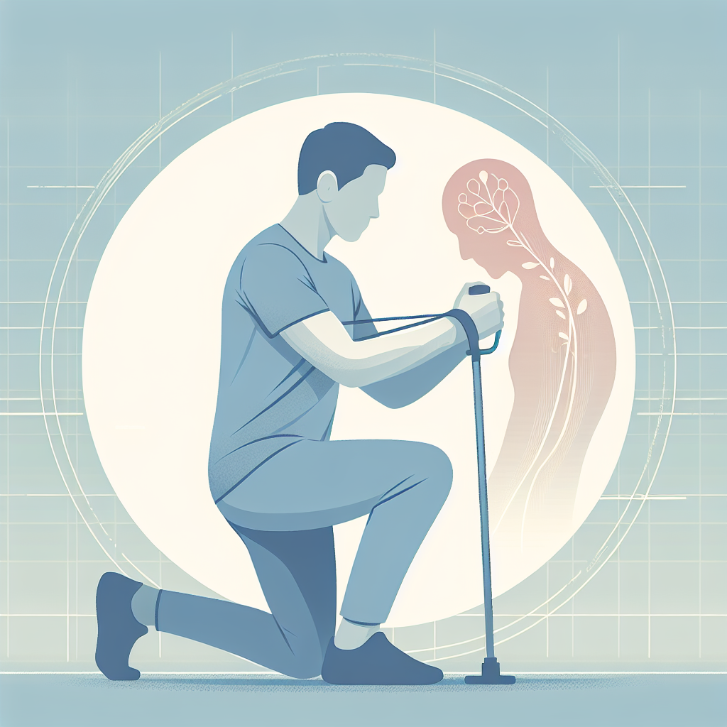 Ilustrace znázorňující téma: Cvičení a rehabilitace