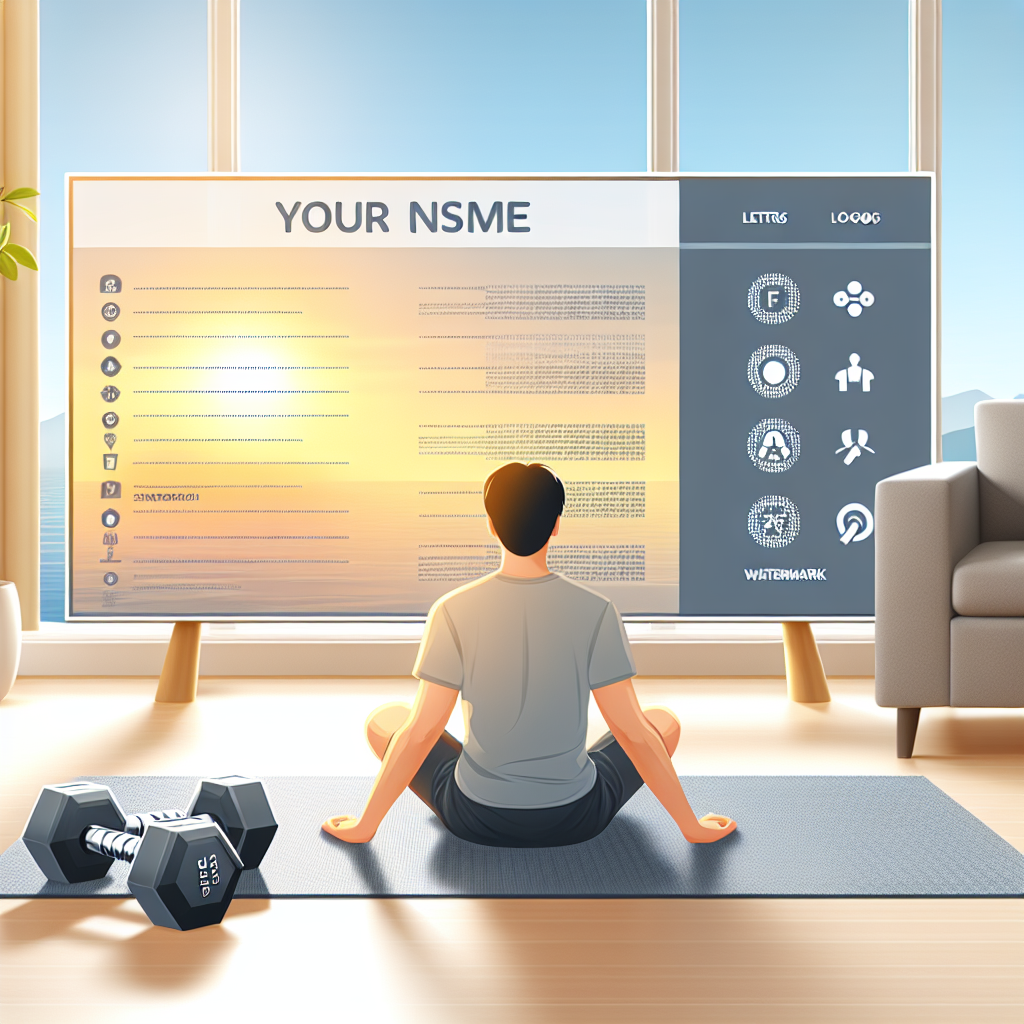 Ilustrace znázorňující téma: Zdraví a fitness