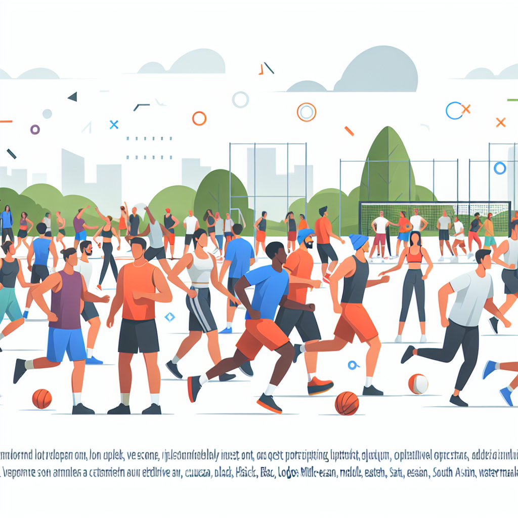 Ilustrace znázorňující téma: Cvičení a sport