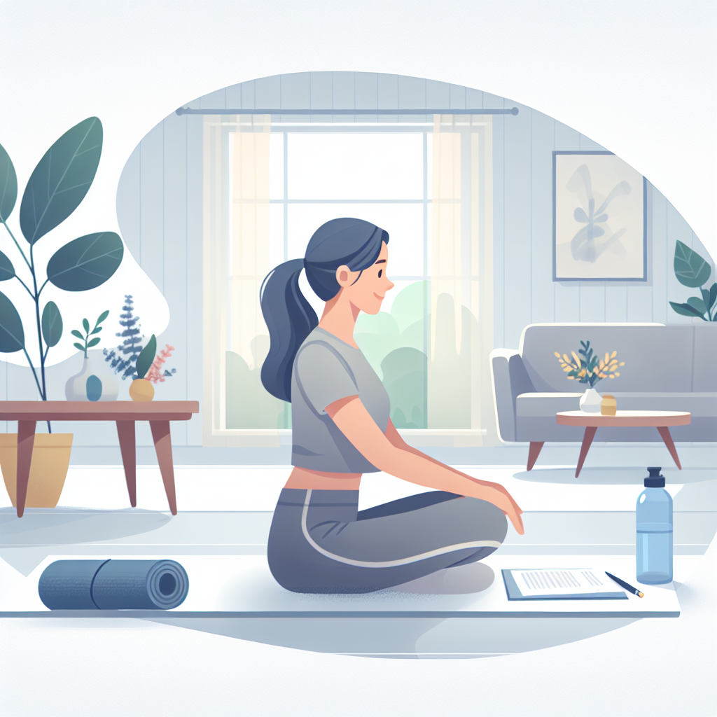 Ilustrace znázorňující téma: Zdraví a fitness