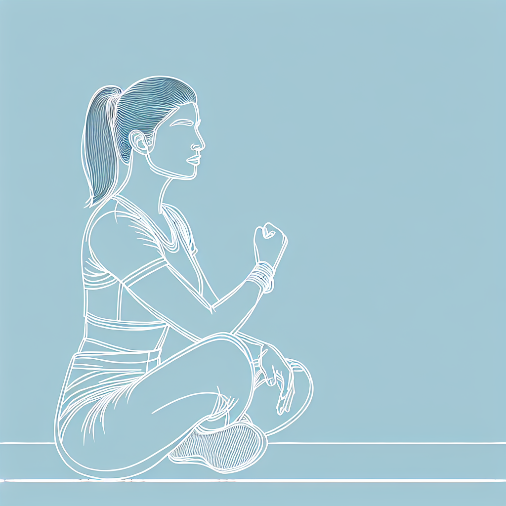 Ilustrace znázorňující téma: Zdraví a fitness