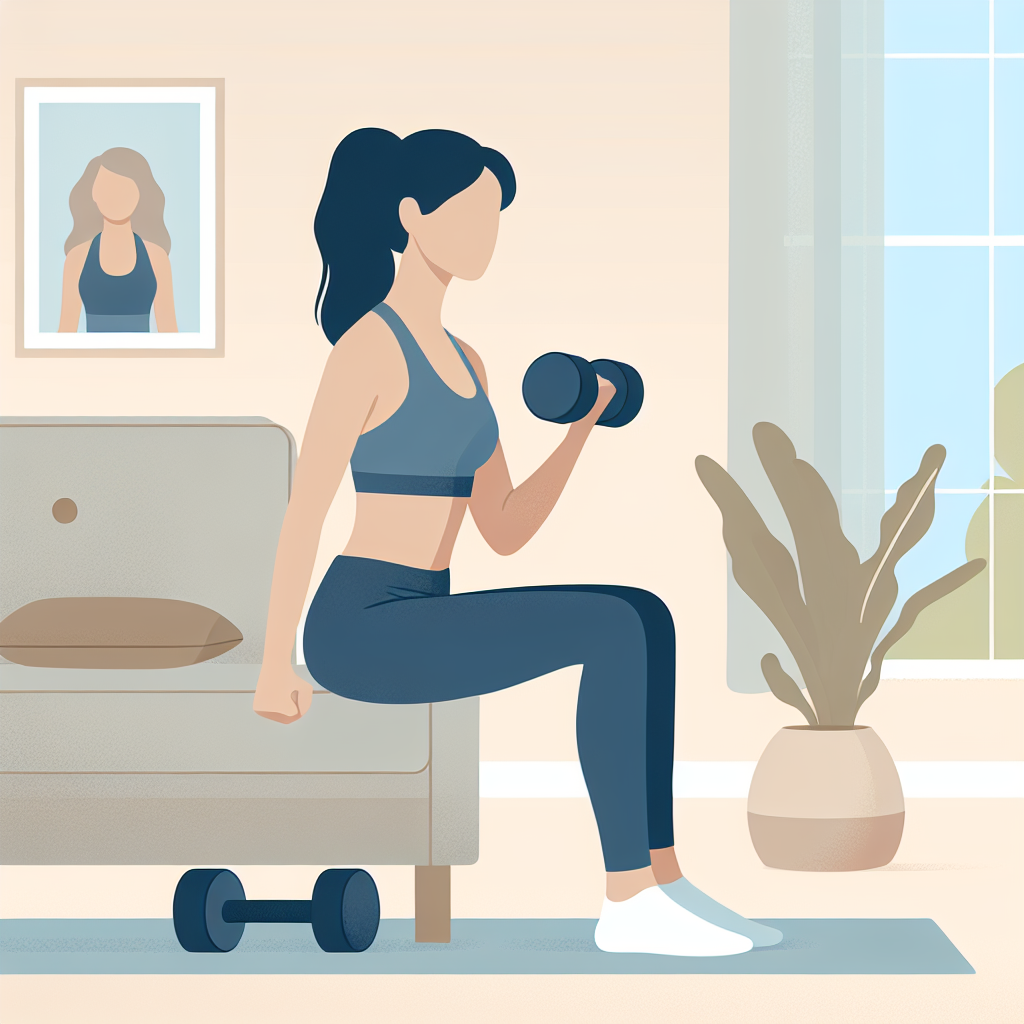 Ilustrace znázorňující téma: Cvičení a fitness