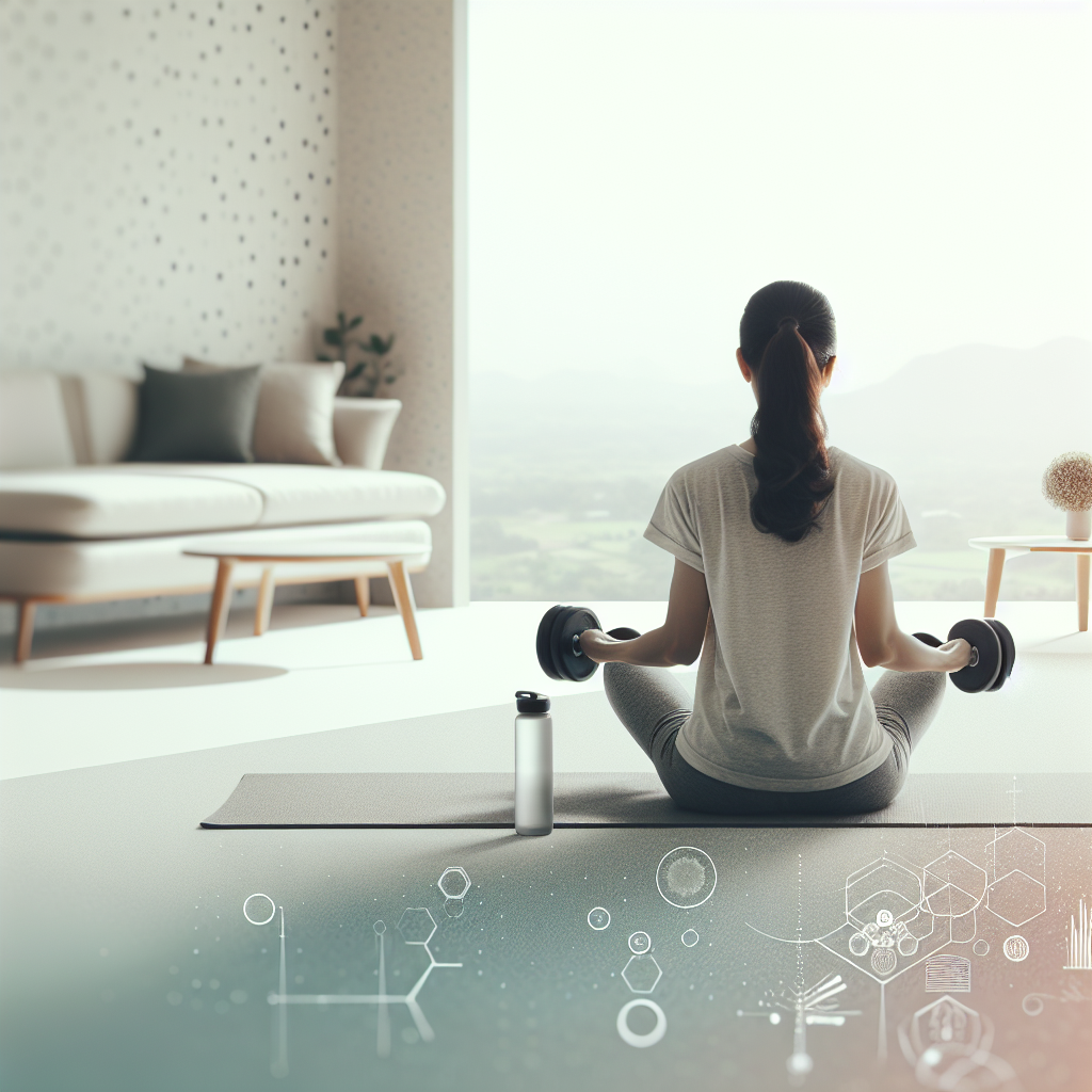 Ilustrace znázorňující téma: Cvičení a fitness