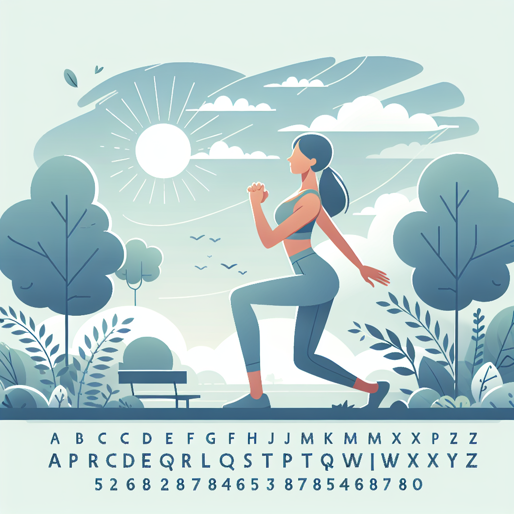 Ilustrace znázorňující téma: Cvičení a zdraví