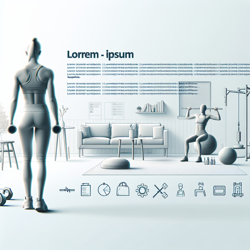 Ilustrace znázorňující téma: Cvičení a fitness