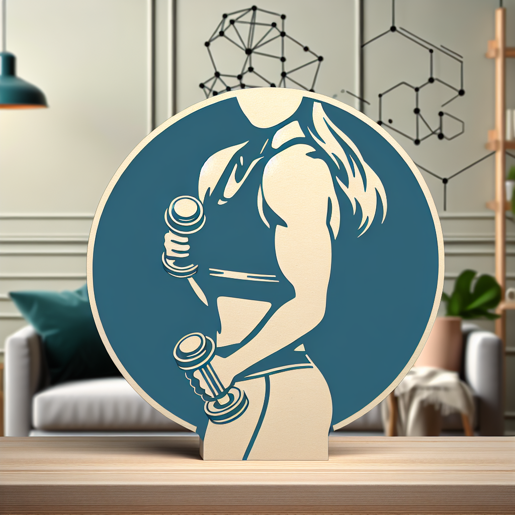 Ilustrace znázorňující téma: Cvičení a fitness