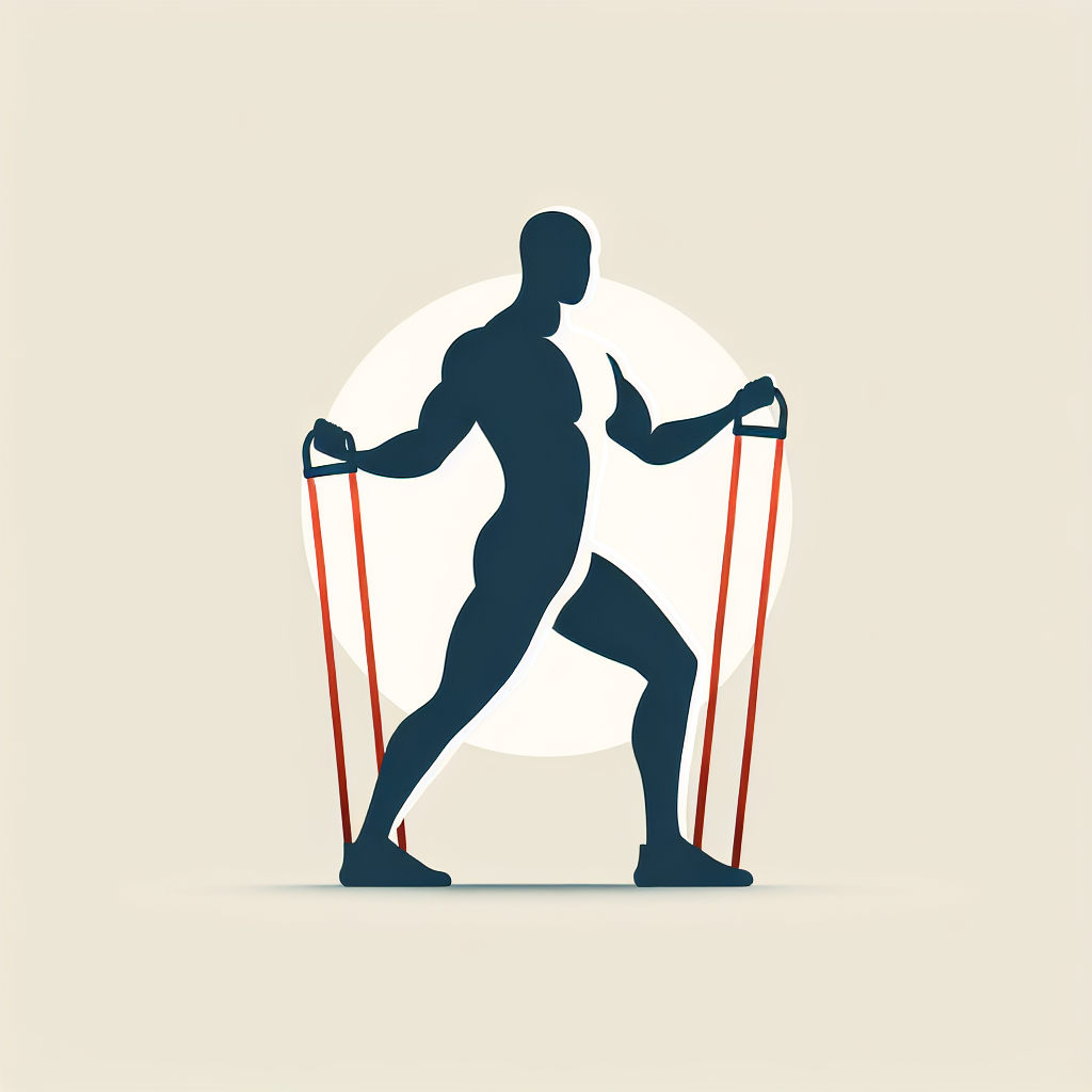 Ilustrace znázorňující téma: Fitness