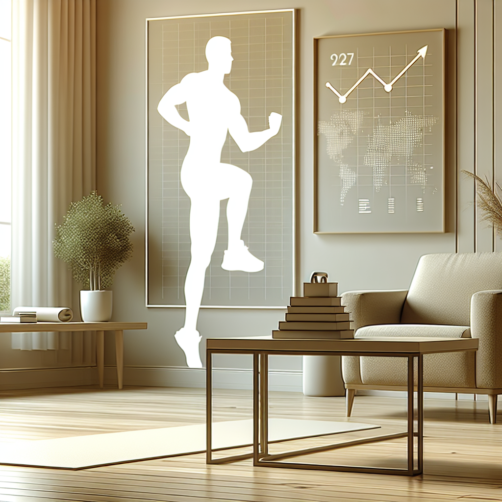 Ilustrace znázorňující téma: Cvičení a fitness