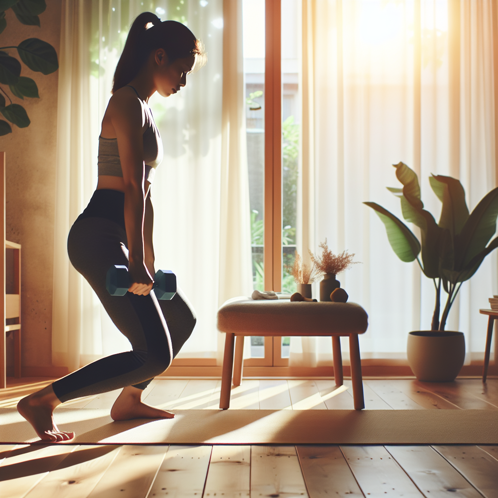 Ilustrace znázorňující téma: Cvičení a fitness