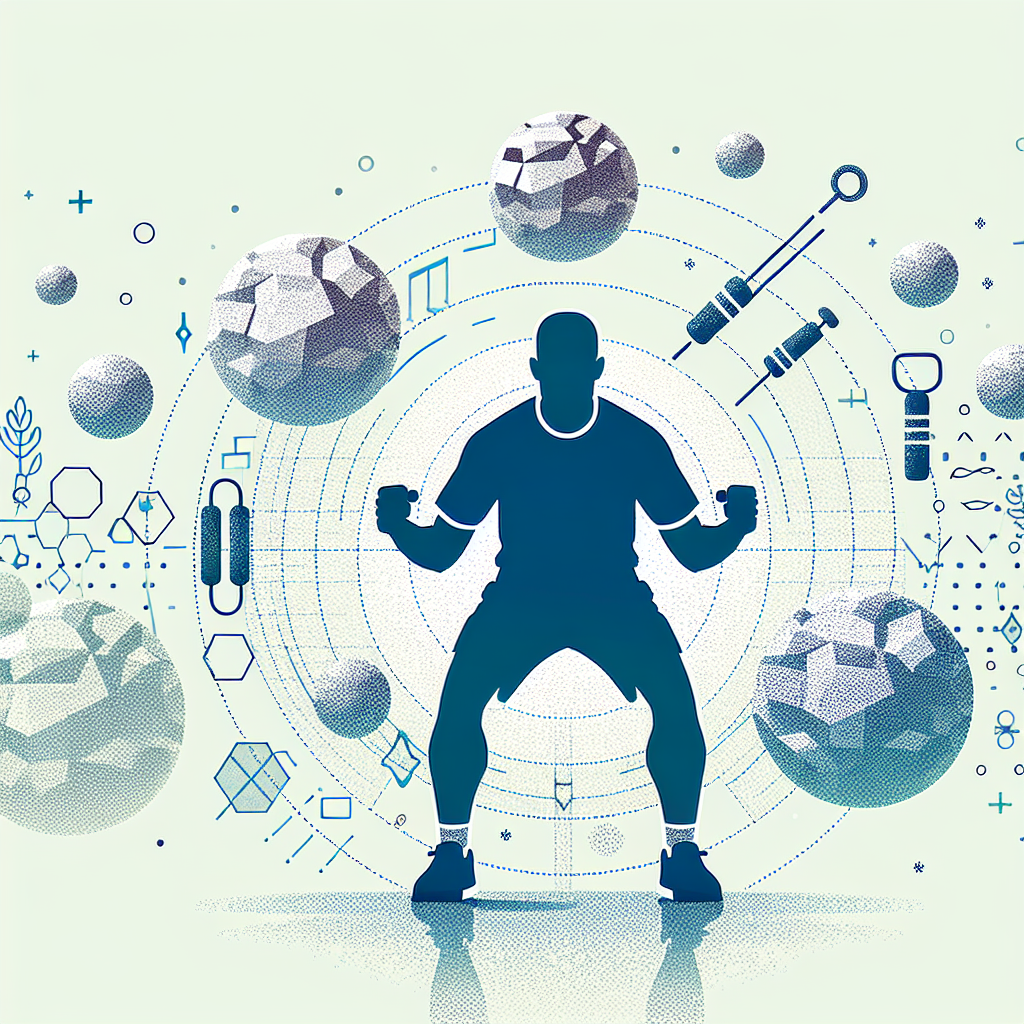 Ilustrace znázorňující téma: Cvičení a fitness