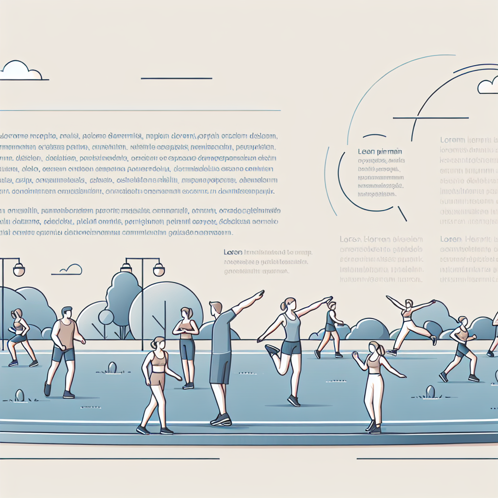 Ilustrace znázorňující téma: Cvičení