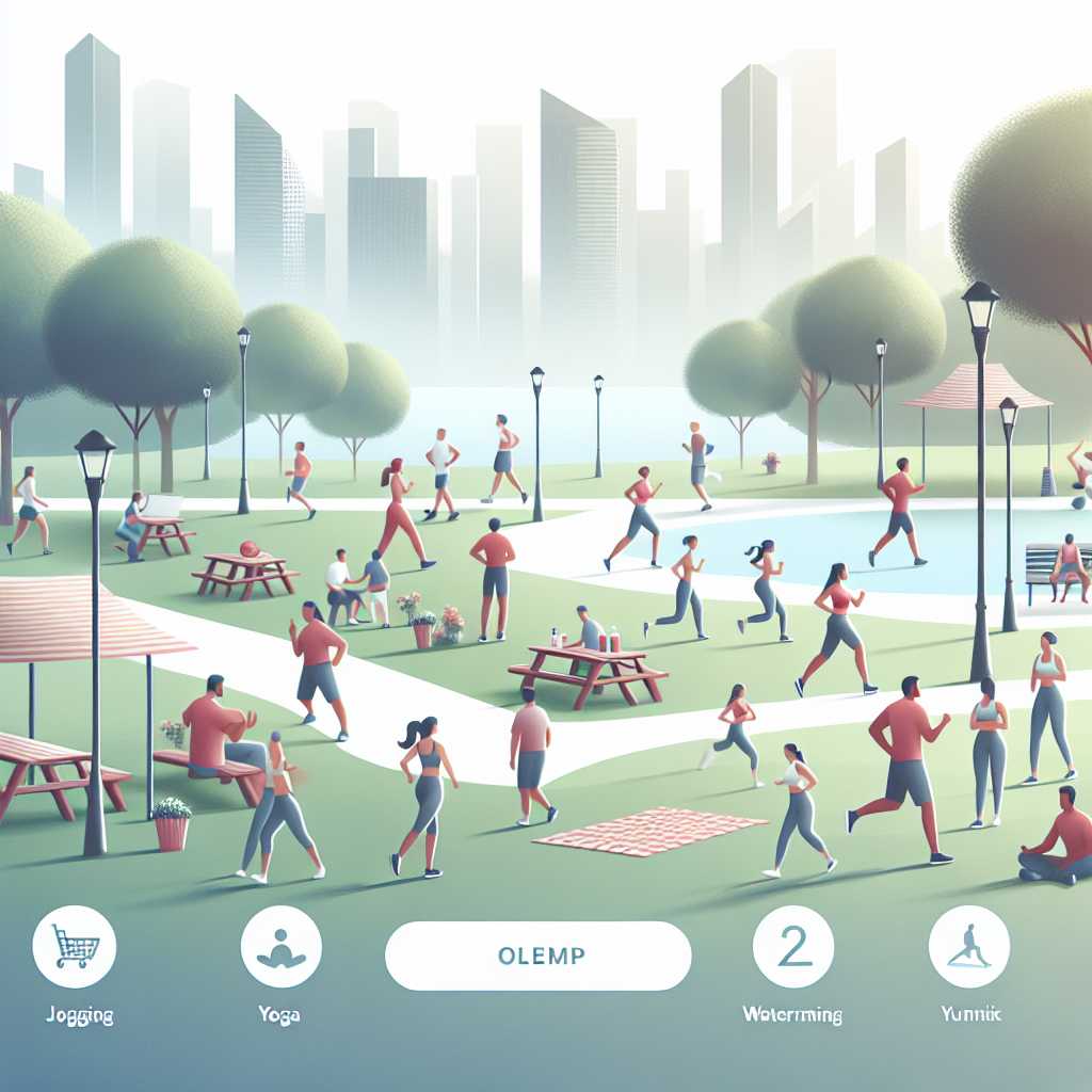 Ilustrace znázorňující téma: Cvičení a fitness