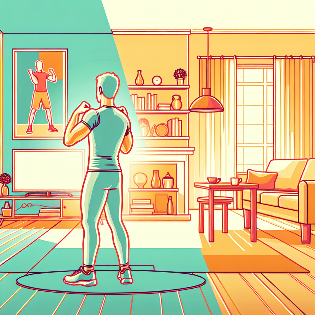 Ilustrace znázorňující téma: Cvičení a fitness