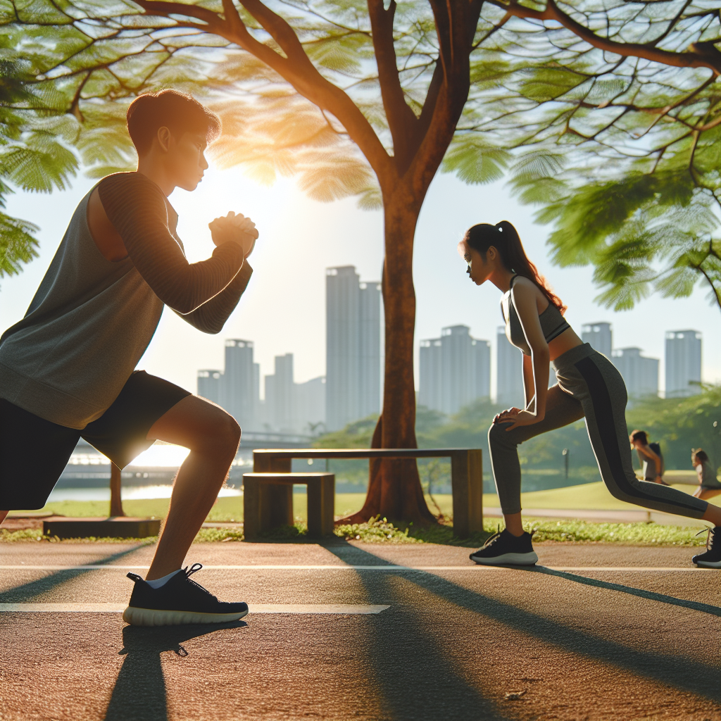 Ilustrace znázorňující téma: Cvičení a fitness
