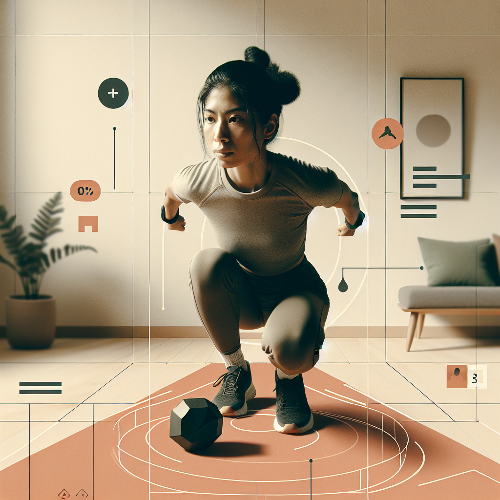Ilustrace znázorňující téma: Cvičení a fitness