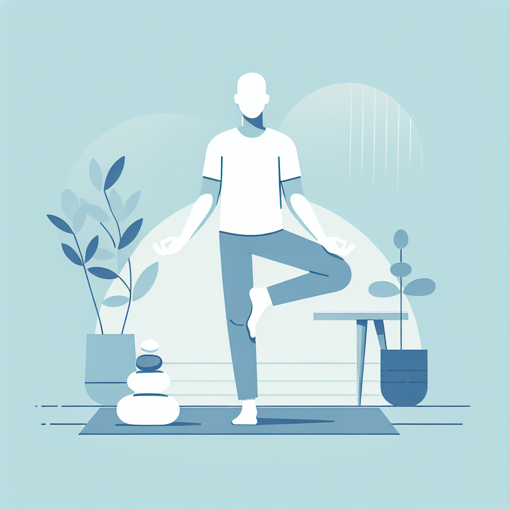 Ilustrace znázorňující téma: Zdraví a fitness