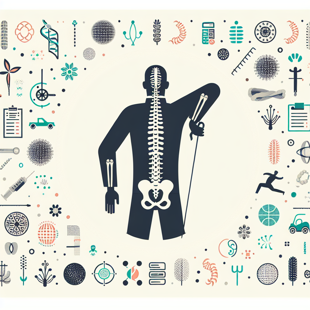 Ilustrace znázorňující téma: Osteoporóza