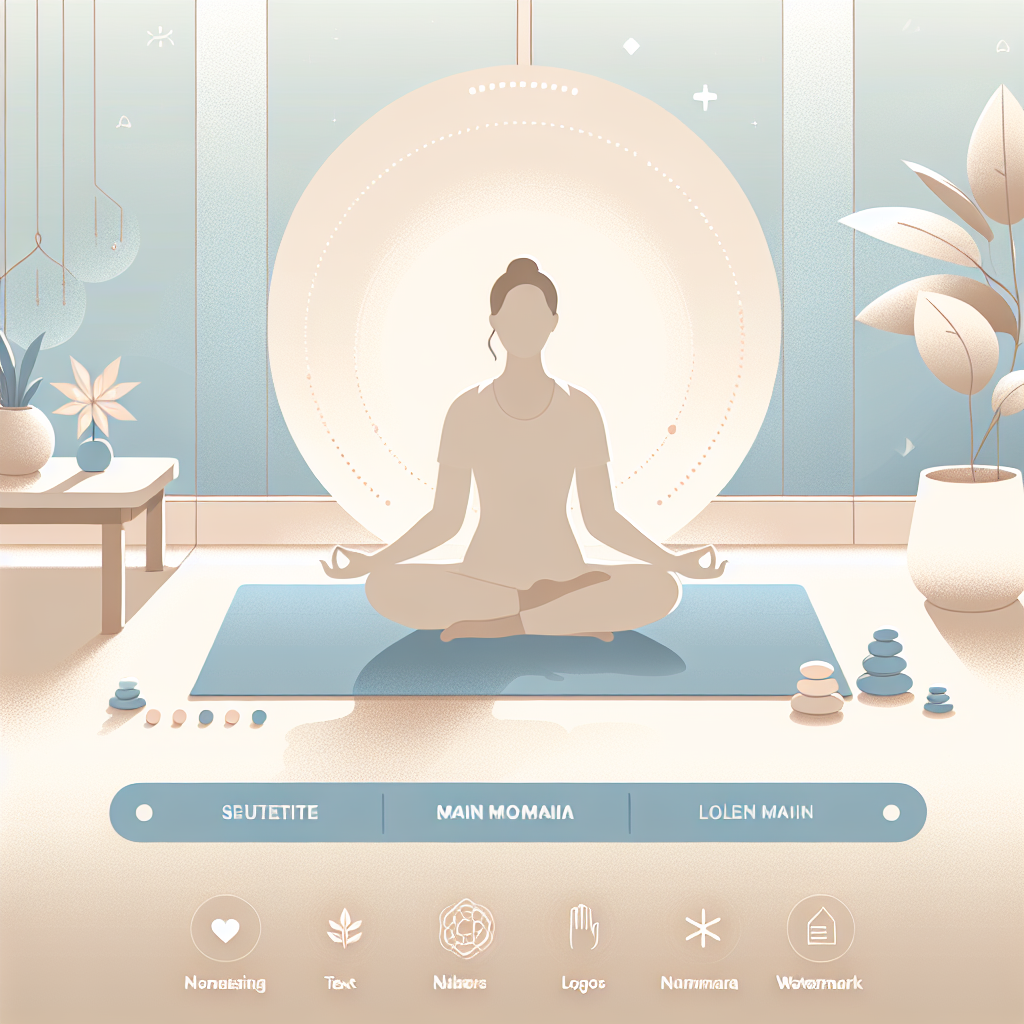 Ilustrace znázorňující téma: Zdraví a wellness