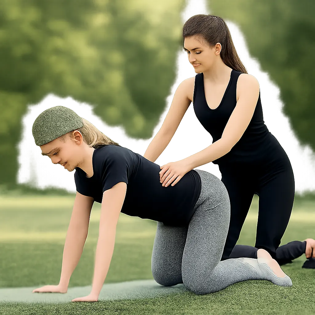 Ilustrace znázorňující téma: Zdraví a pohyb