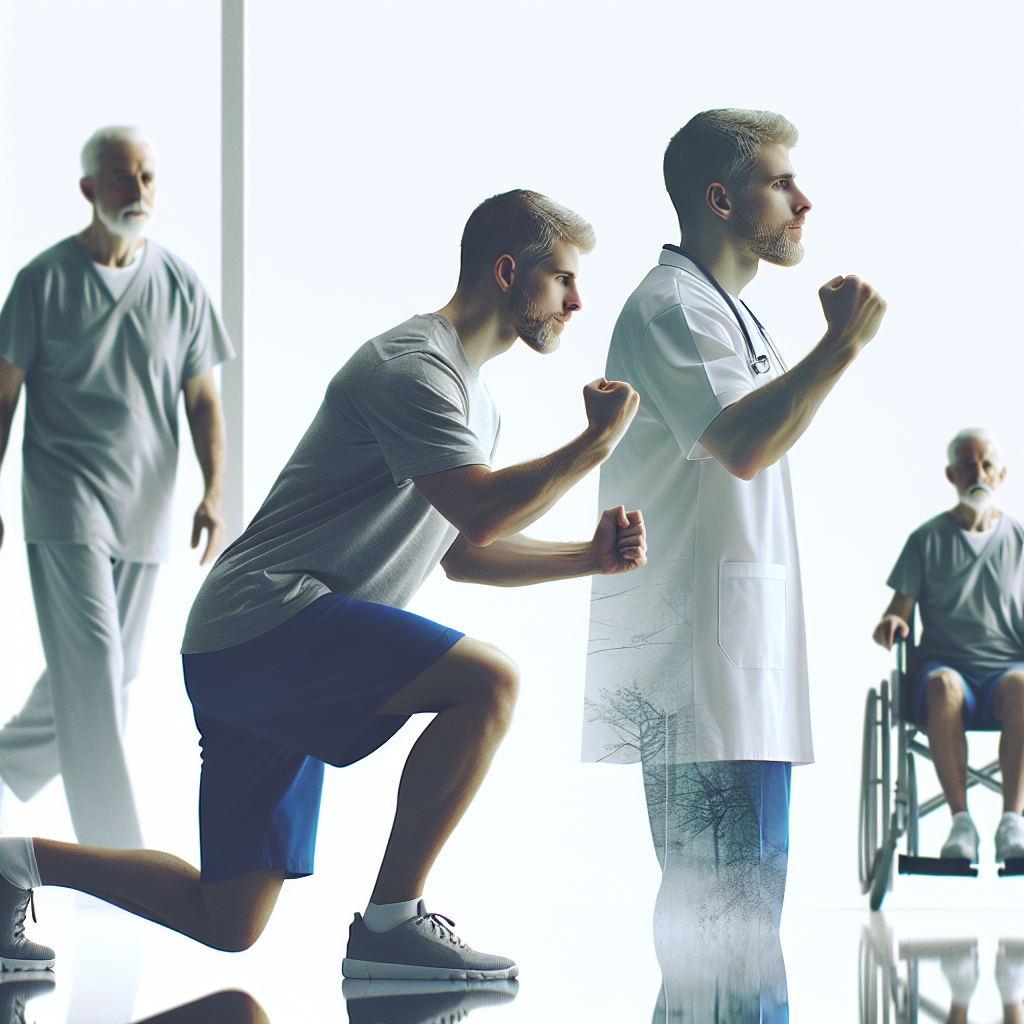Ilustrace znázorňující téma: Zdraví a fitness