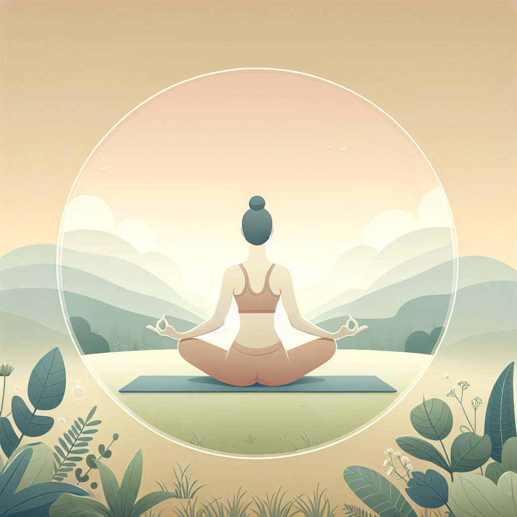 Ilustrace znázorňující téma: Zdraví a wellness