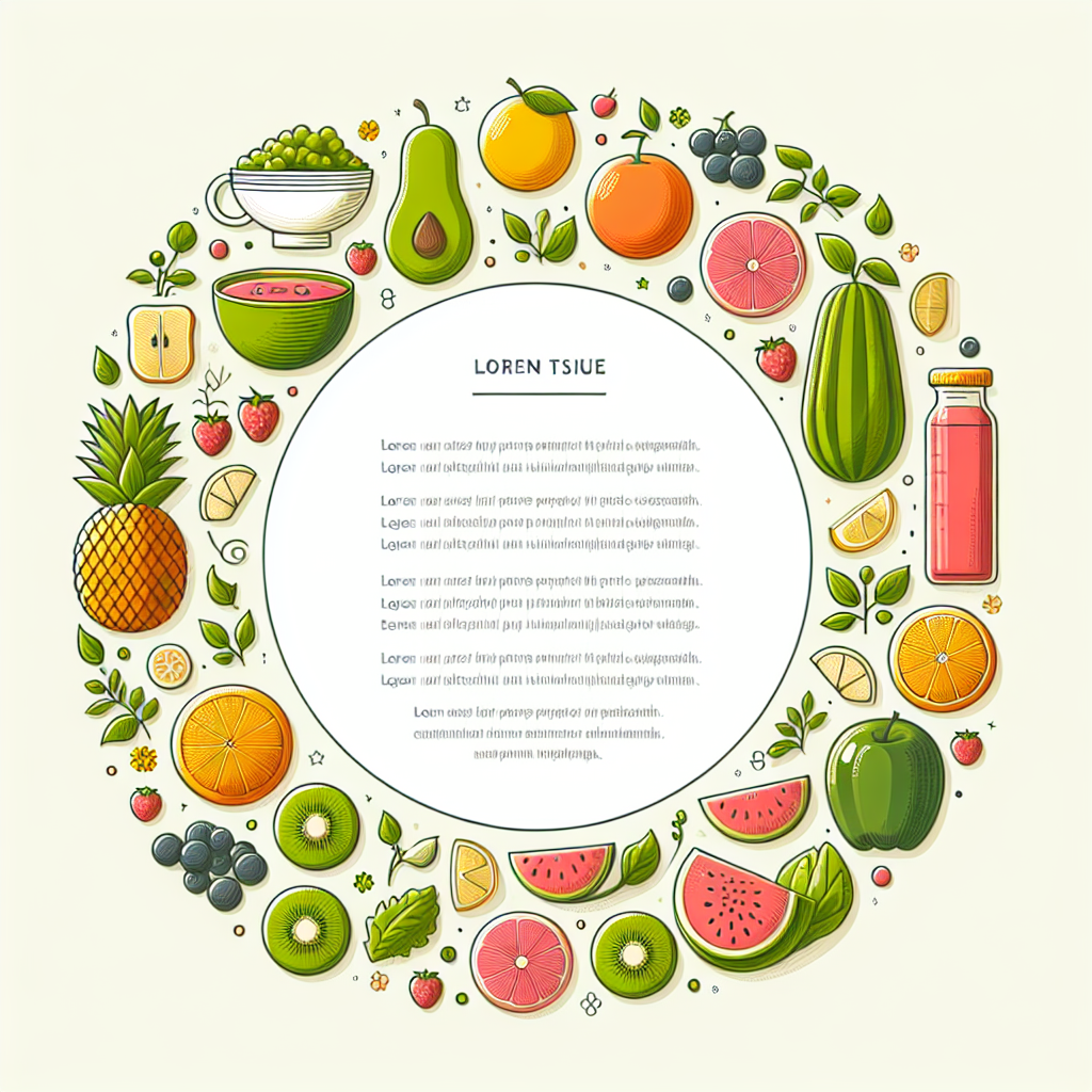 Ilustrace znázorňující téma: Dieta a zdraví