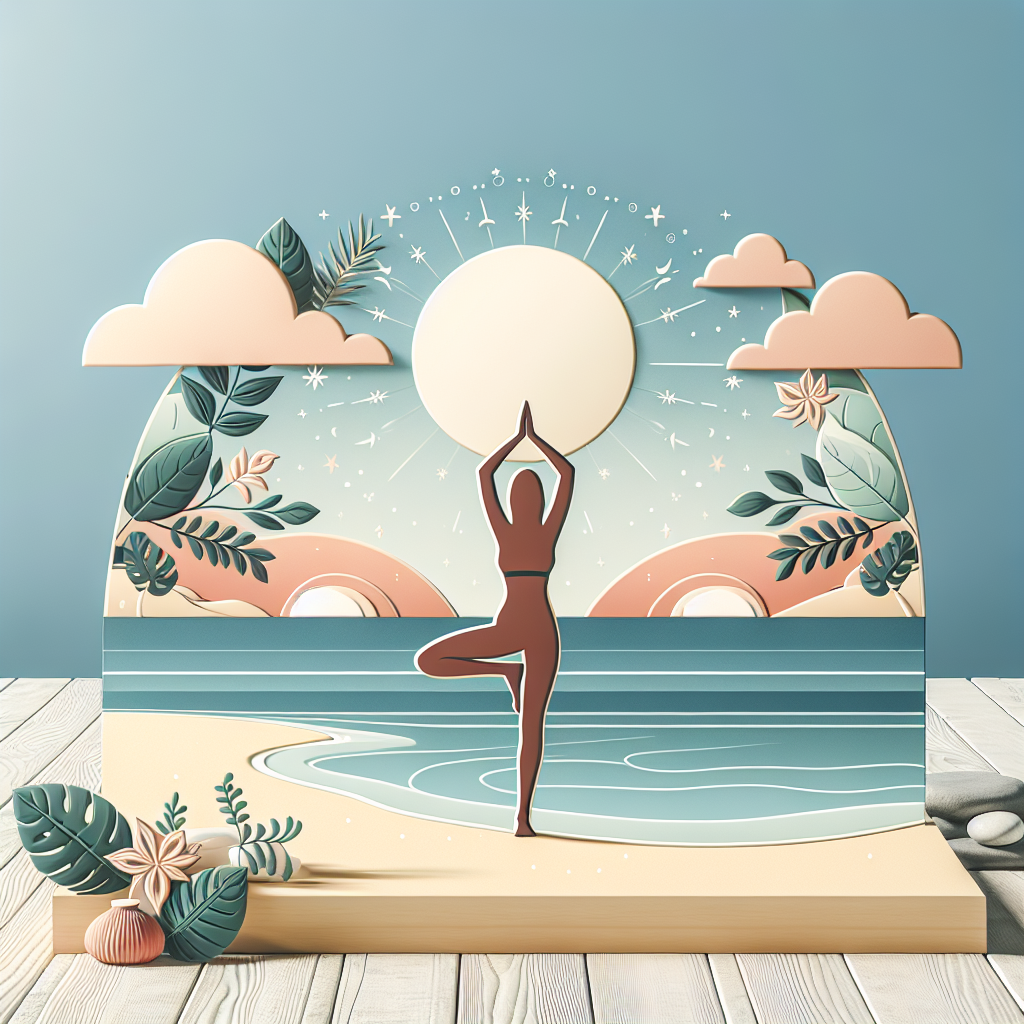 Ilustrace znázorňující téma: Dovolená a fitness