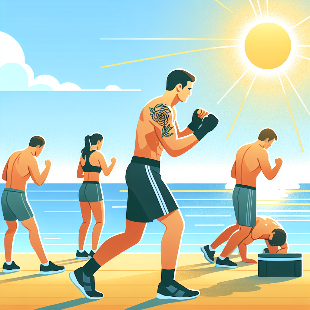 Ilustrace znázorňující téma: Fitnes a zdraví