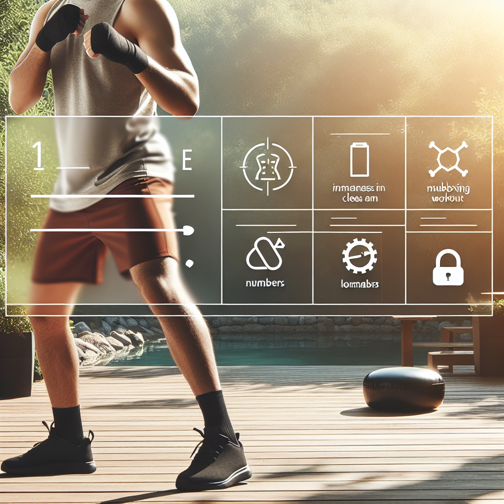 Ilustrace znázorňující téma: Fitboxing a Cvičení