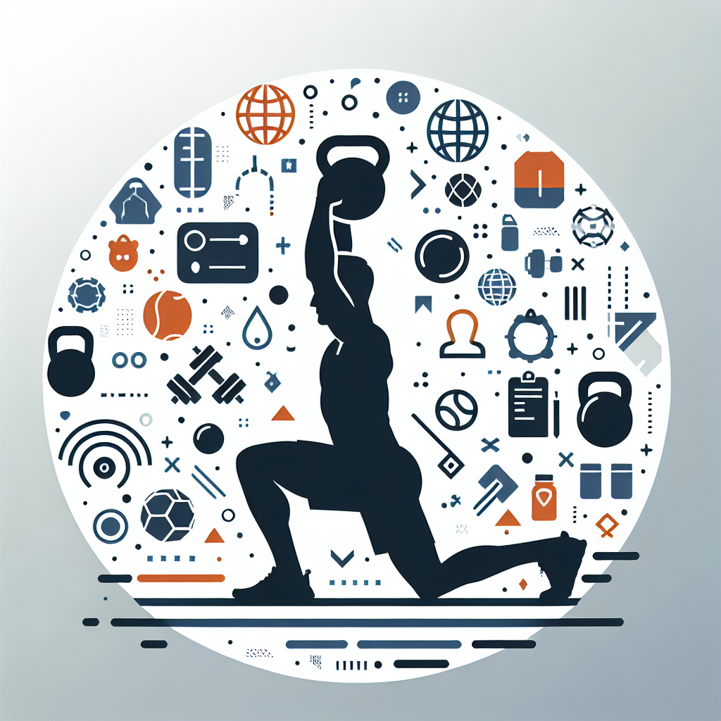 Ilustrace znázorňující téma: Cvičení a fitness