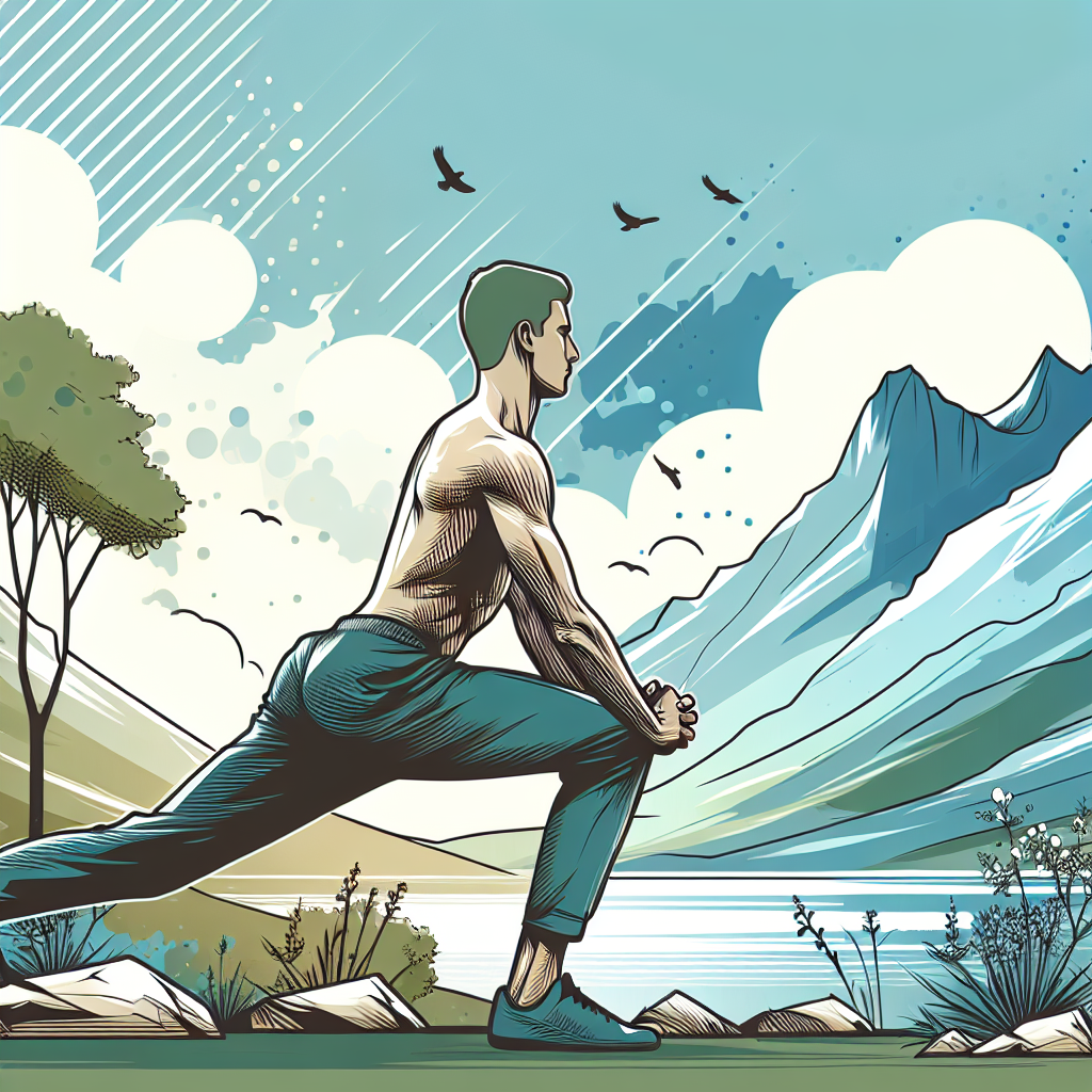 Ilustrace znázorňující téma: Zdraví a cvičení
