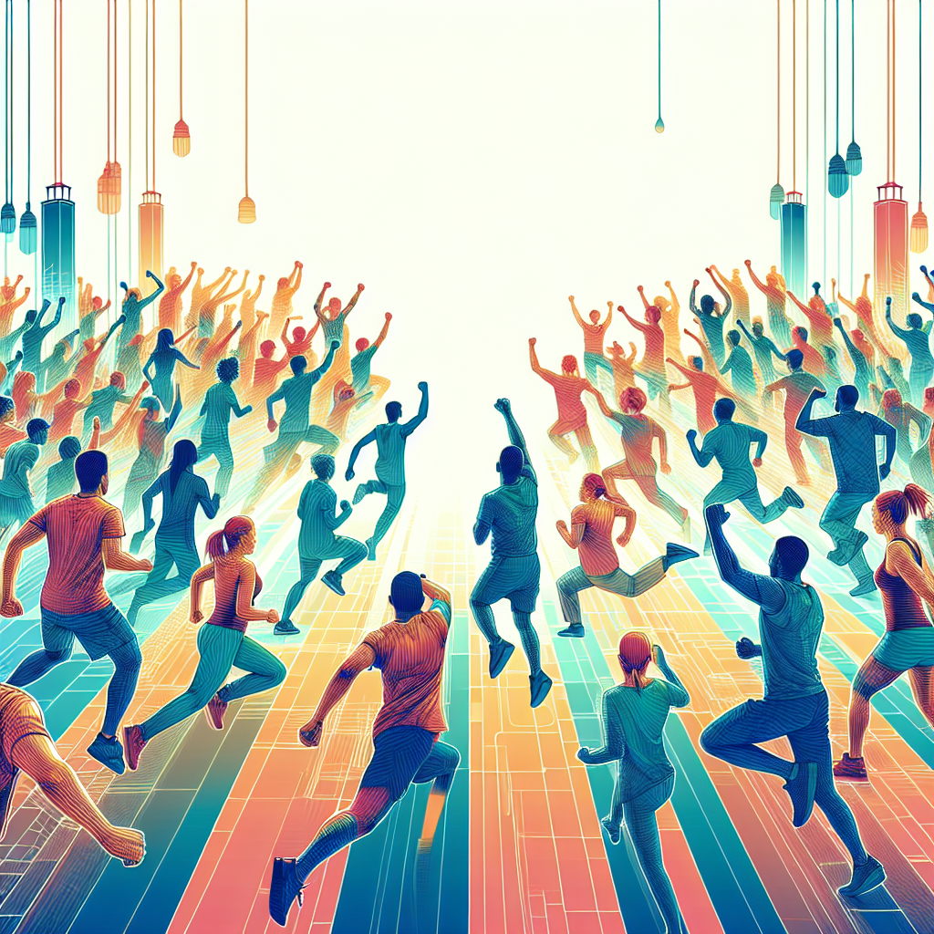 Ilustrace znázorňující téma: Fitness a zdraví