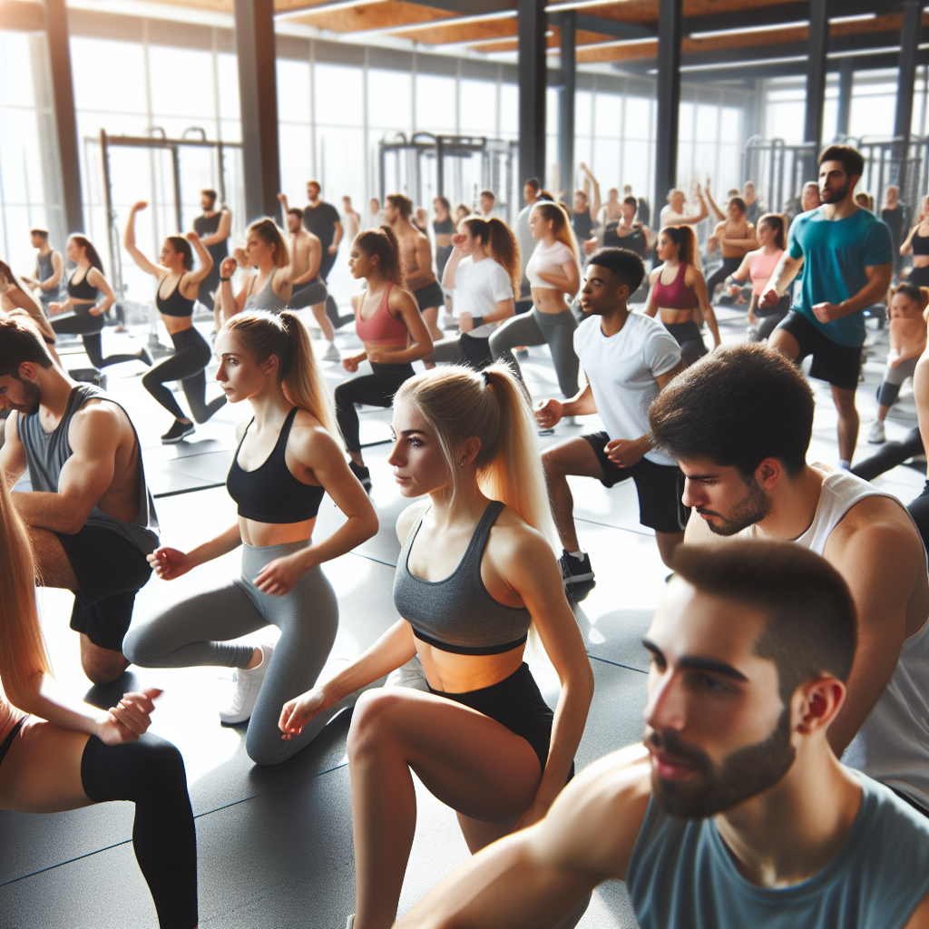 Ilustrace znázorňující téma: Cvičení a fitness