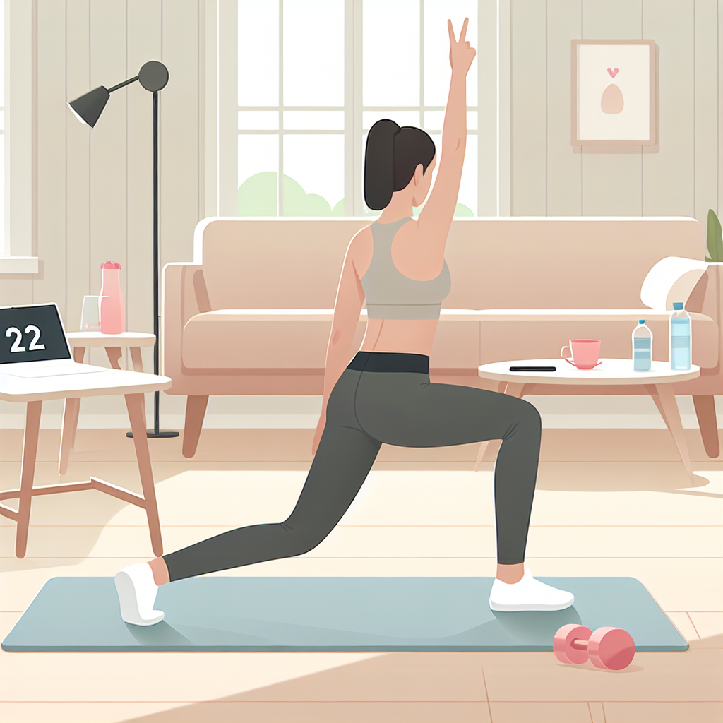 Ilustrace znázorňující téma: Fitness po porodu