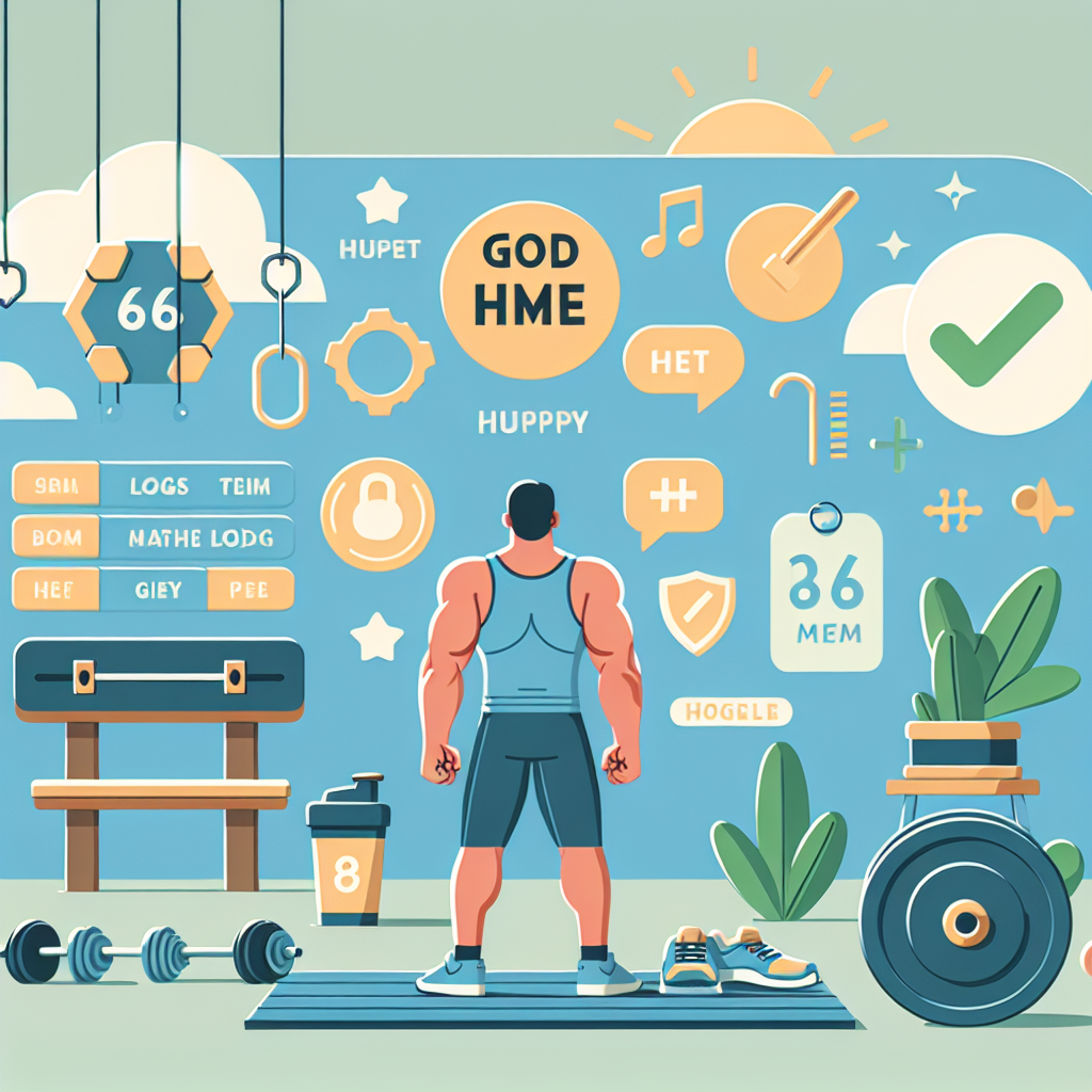 Ilustrace znázorňující téma: Cvičení a fitness