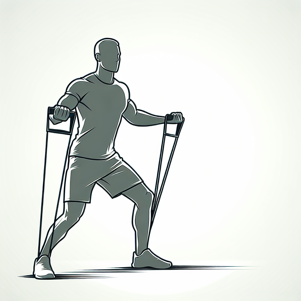 Ilustrace znázorňující téma: Fitness pro muže