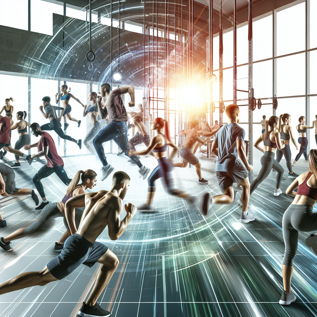Ilustrace znázorňující téma: Fitness a cvičení
