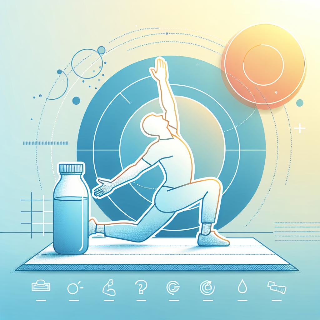 Ilustrace znázorňující téma: Cvičení a fitness