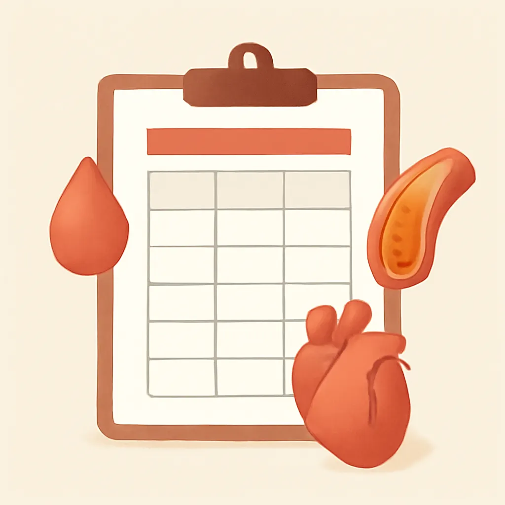 Ilustrace znázorňující téma: hladina cholesterolu tabulka