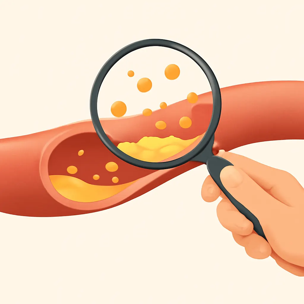 Ilustrace znázorňující téma: hladiny cholesterolu