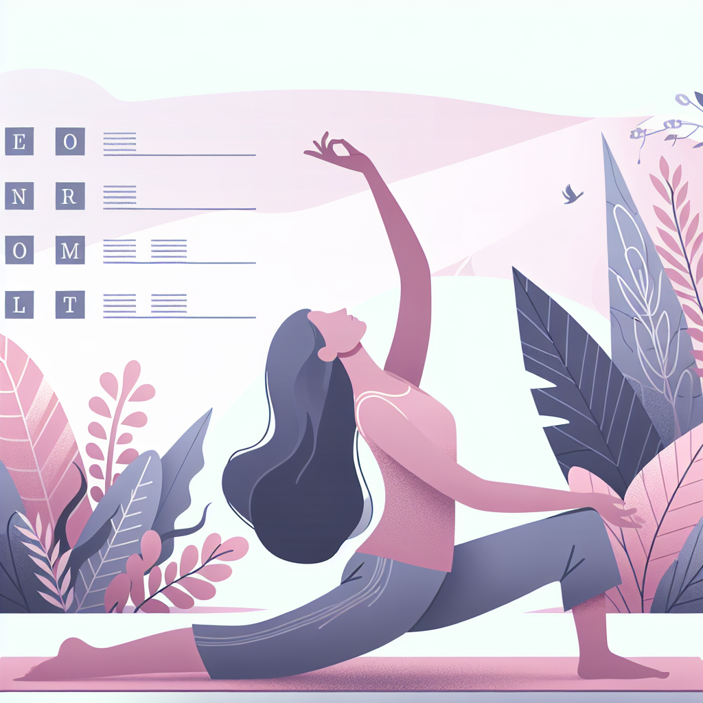 Ilustrace znázorňující téma: Jóga a zdraví