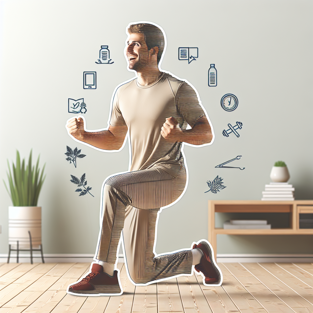 Ilustrace znázorňující téma: Zdraví a fitness