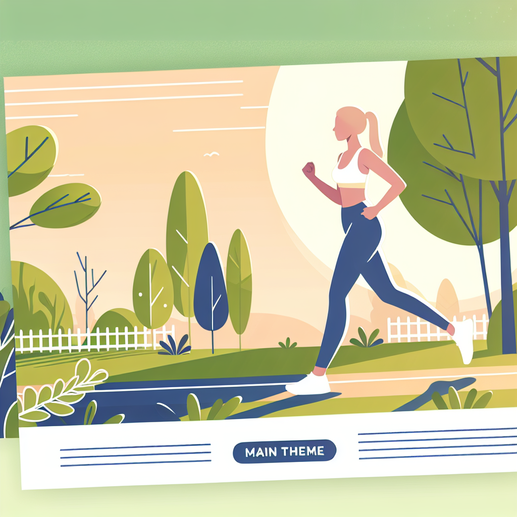 Ilustrace znázorňující téma: Cvičení a zdraví