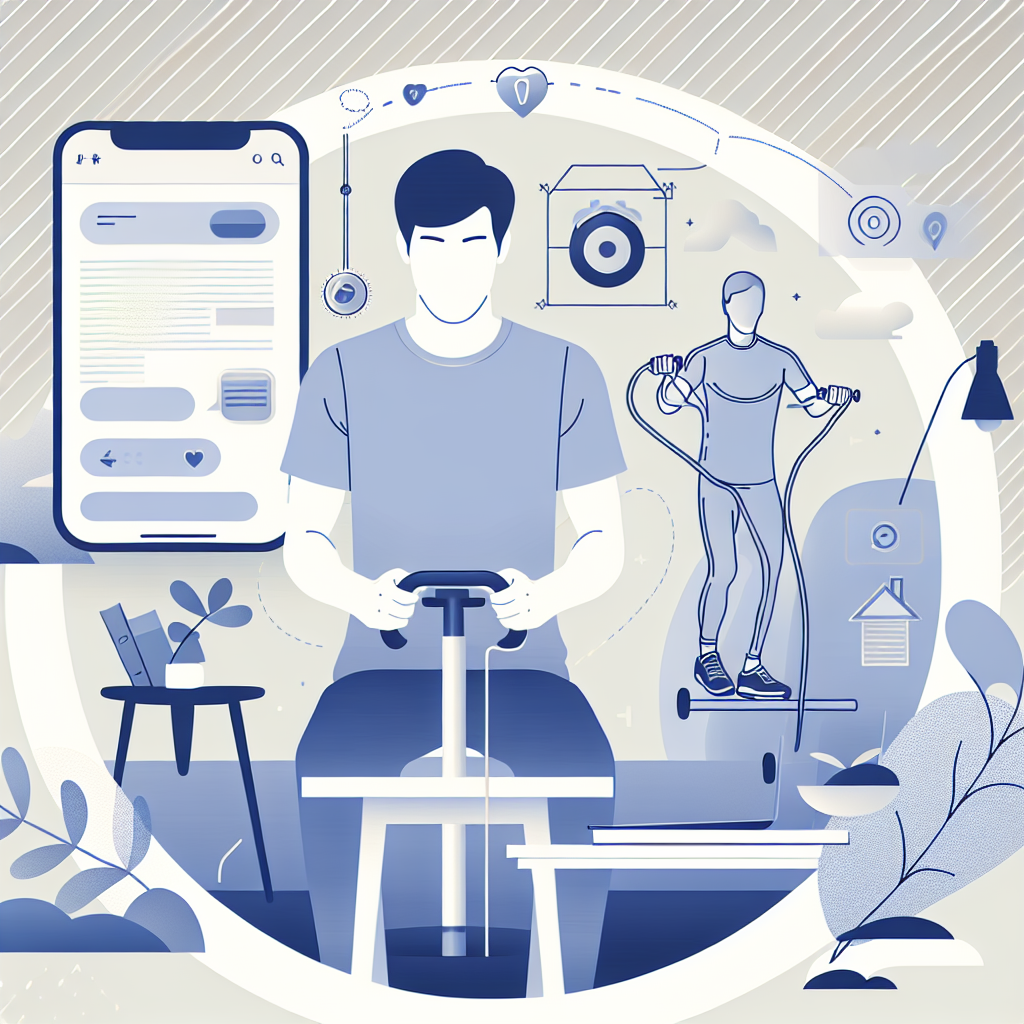 Ilustrace znázorňující téma: Cvičení a fitness